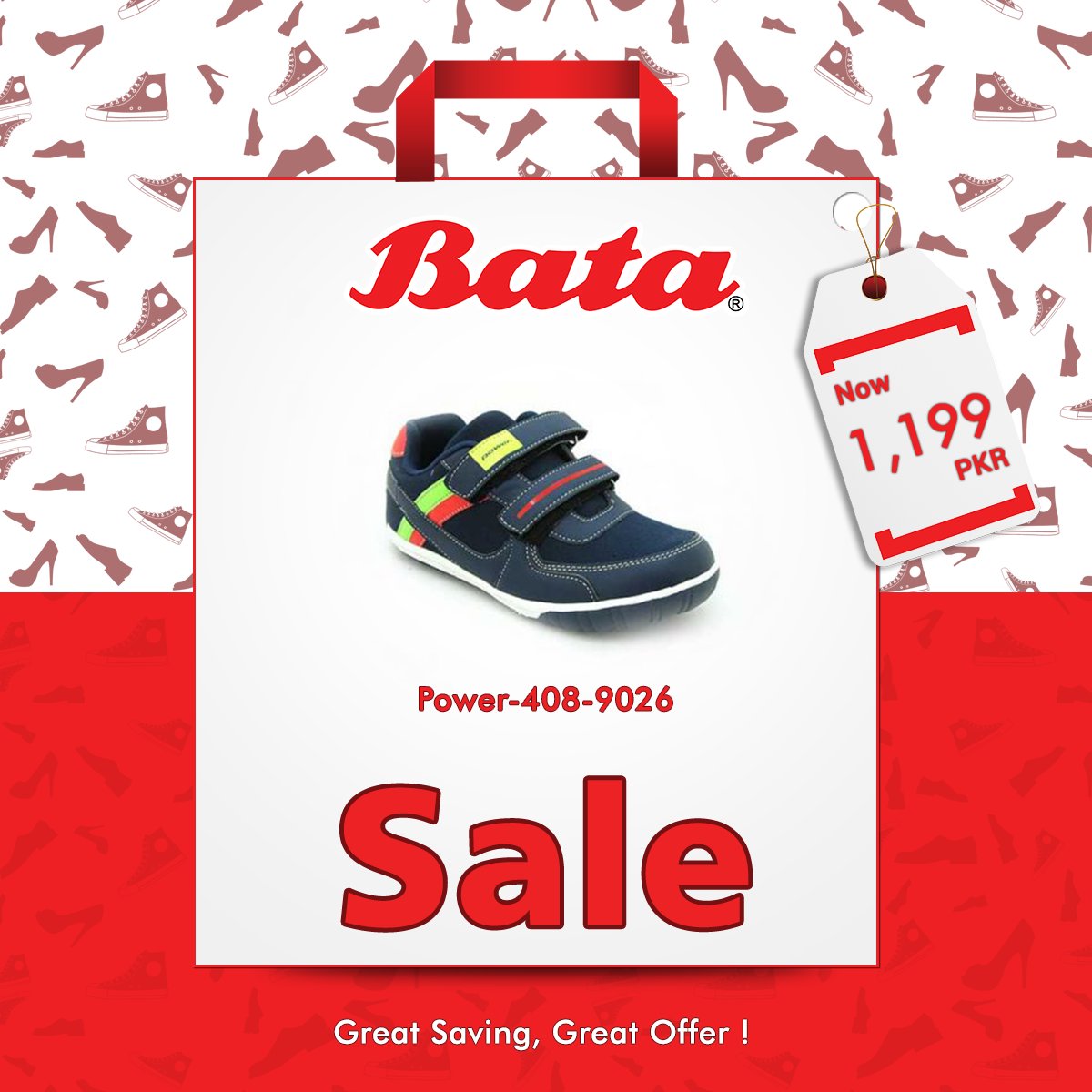 BataPakistanLtd's tweet photo. Bata Upto 70% Sale - Get incredible discounts on your favorite shoes!
Great Saving, Great Offer - Head to your nearest Bata outlet today or place your order online!
https://t.co/0KahHAqxbx
#Bata #BataPK #GreatSaving #GreatOffer #Sale #SaveUpTo70Percent #70Percent #Discount https://t.co/Gpib69S4fq