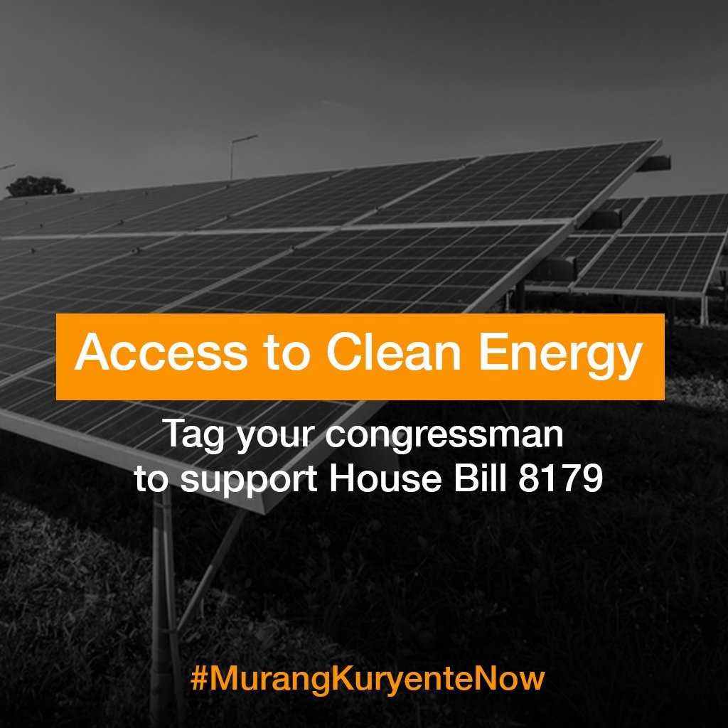 SolarPSB's tweet photo. Congress can soon vote on House Bill 8179. A 'YES' vote means cheaper, reliable, and clean electricity for more Filipinos.

Tag your congressman and ask for support. Know more at https://t.co/jPP1zpHaTr.

#MurangKuryenteNow
#SolarParaSaBayan https://t.co/Me16LC0RSa