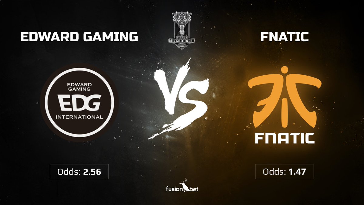 Fusion_bet's tweet photo. The Worlds 2018 Main Event is gearing towards its conclusion! Tomorrow the European favorites @FNATIC will be facing off against the Chinese powerhouse @EDG_Edward for a spot in the Semifinals! Will China or Europe be the dominant region this year?
https://t.co/XfaZb0fHse https://t.co/RSYSlUJMxe