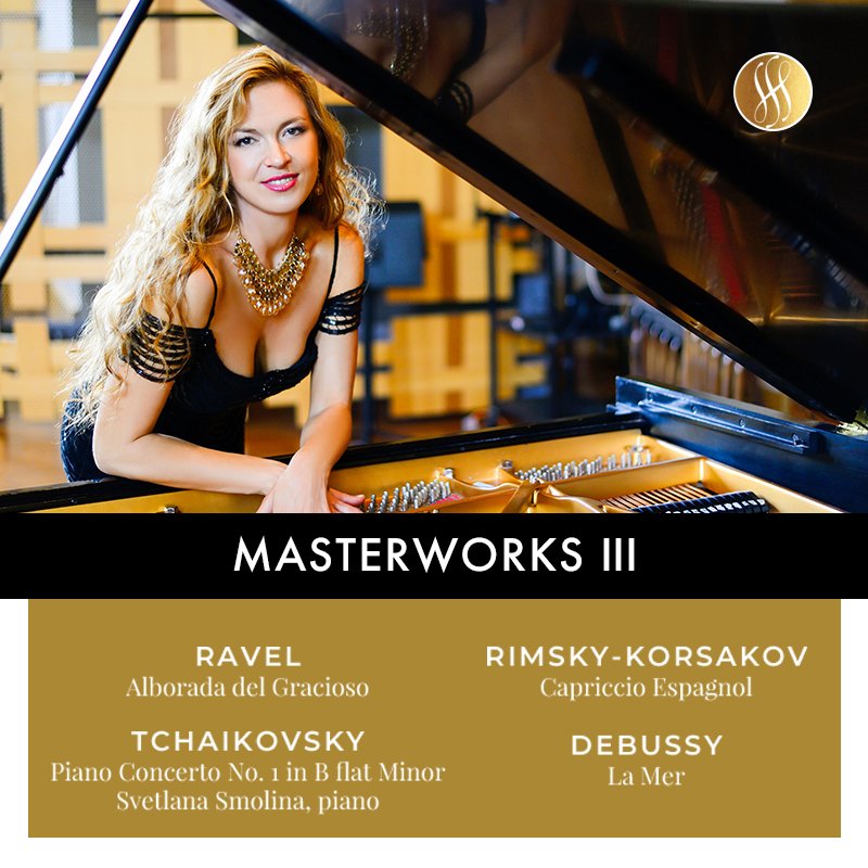 #Masterworks III features talented artist <a href="/svetlanasmolina/">Svetlana Smolina</a>, called “an outstanding Russian pianist with a luxuriant tone” by the #LosAngelesTimes. Svetlana will perform #Tchaikovsky's beautiful Piano Concerto No. 1 in B flat Minor. 
southfloridasymphony.org/master-work-se…
#southfloridasymphony