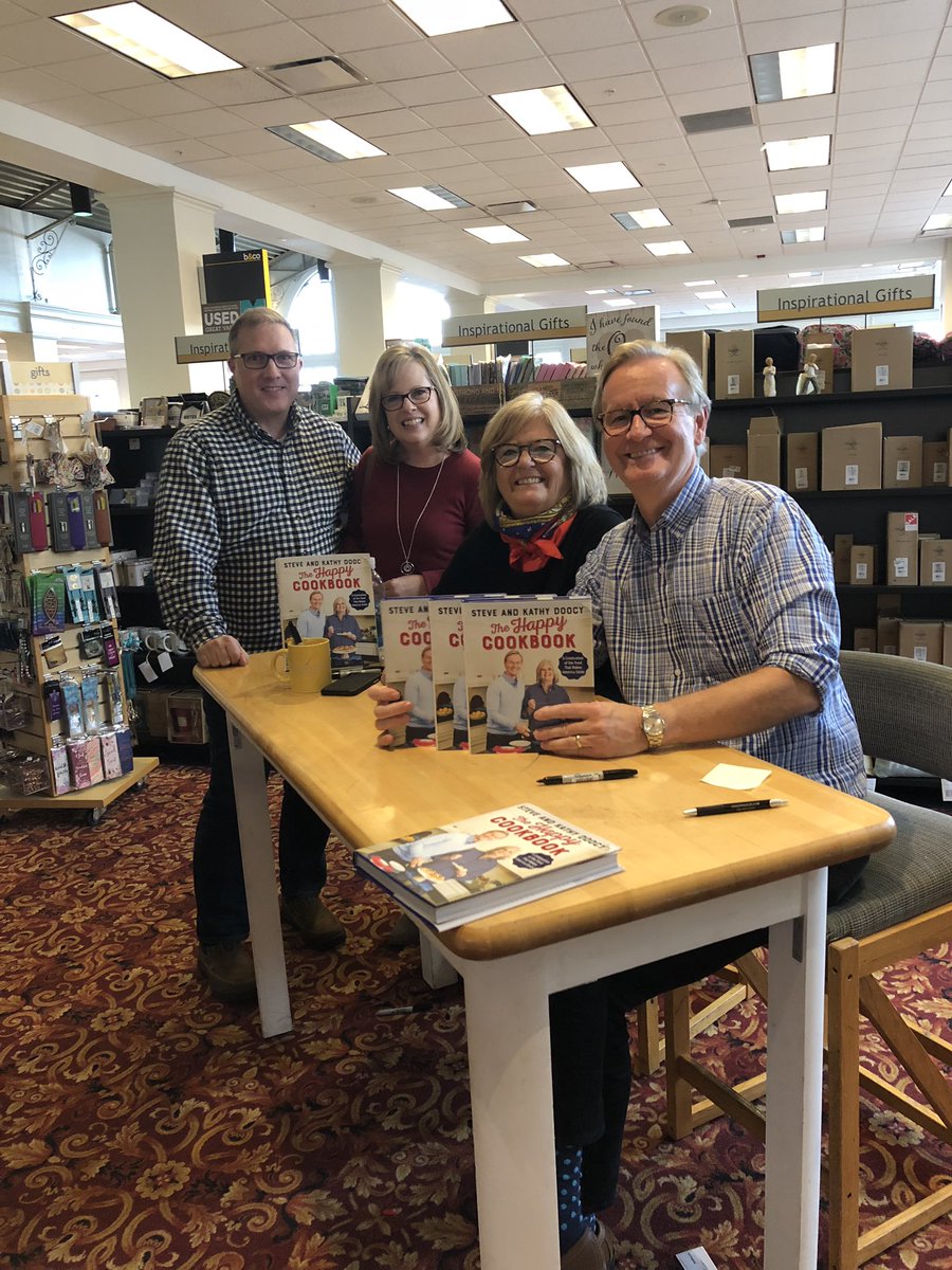 Great chat with Kathy & @SteveDoocy today in #Dayton #TheHappyCookbook