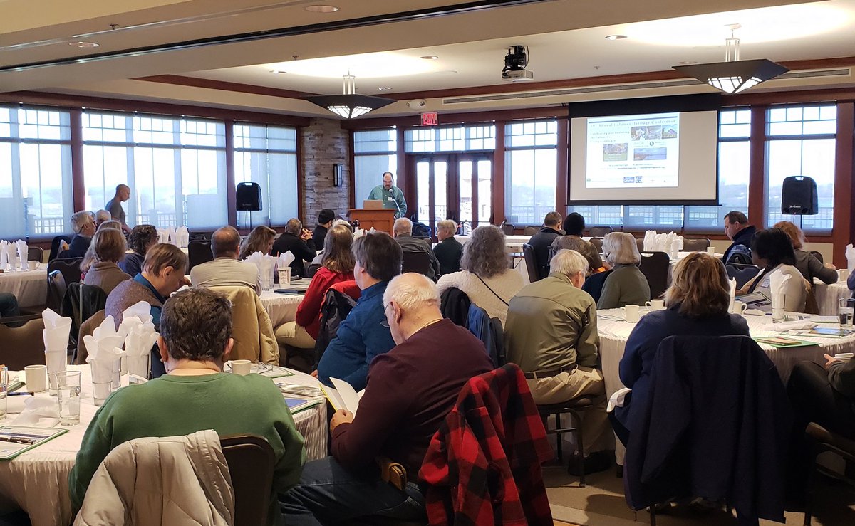 calumetcollab's tweet image. Full house at the #calumetheritage conference! Really engaging day learning about the Calumet&apos;s living landscape. We also kicked off managment planning for the Calumet National Heritage Area and launched calumetheritagearea.org!