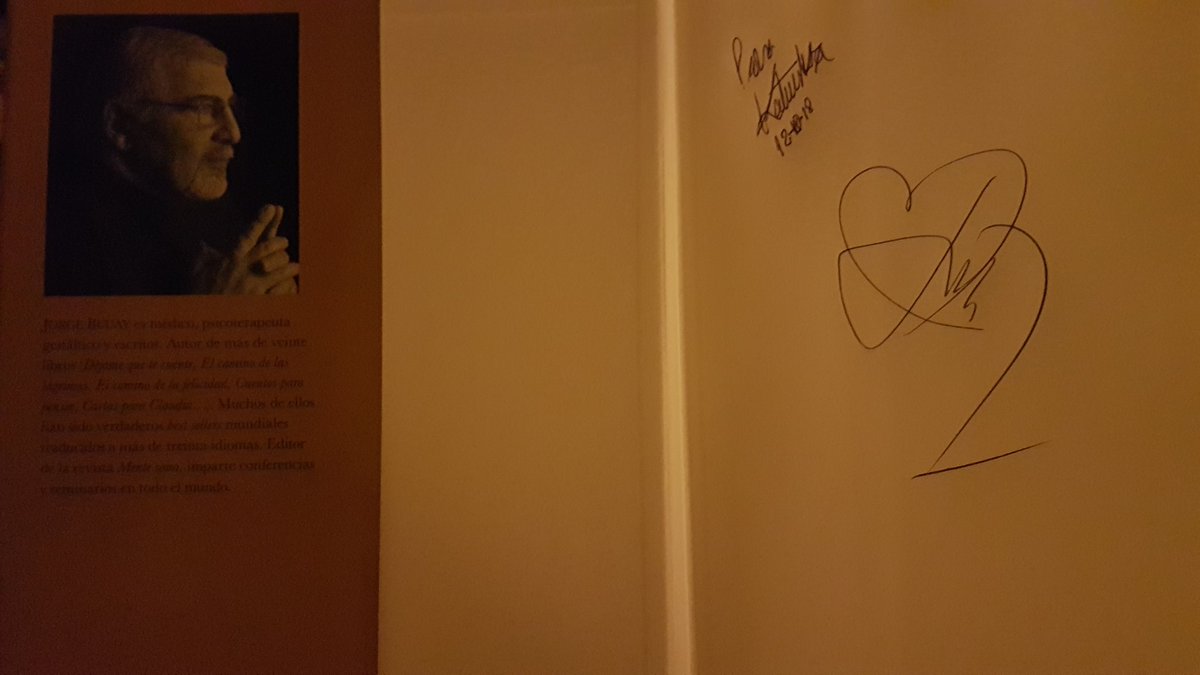 Kat_ZaL's tweet image. Que emoción estar junto a Jorge Bucay @BucayQuotes sus libros son maravillosos y escucharlo es aún más fantástico.
@BeingOneForum