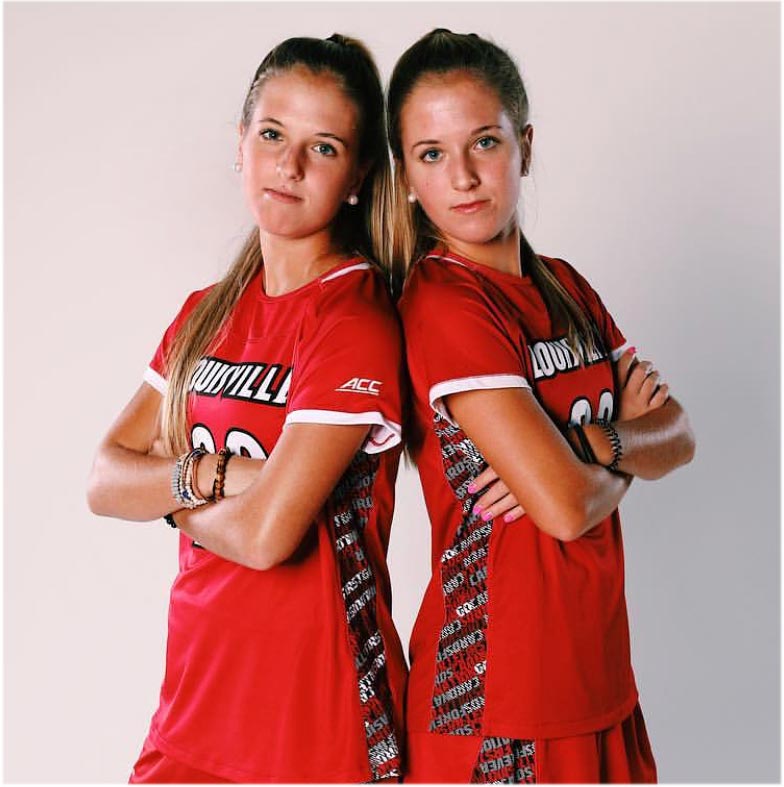 Monster Proud x 2: Ashley &amp; Taylor Sampone have committed to study and play their collegiate lacrosse at the University of Louisville. Go Cardinals !!