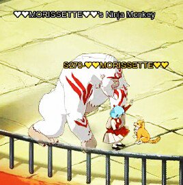 strng_brw's tweet photo. So, sa wakas may aso na rin si โคโคMORISSETTEโคโค. Mix ng 2 niyang 'stuff toy' #ApolloxZeus. ๐ #NarutoOnline #BreezeDancer #AzureFang #f2p #newclothing https://t.co/1wpOerxpcS