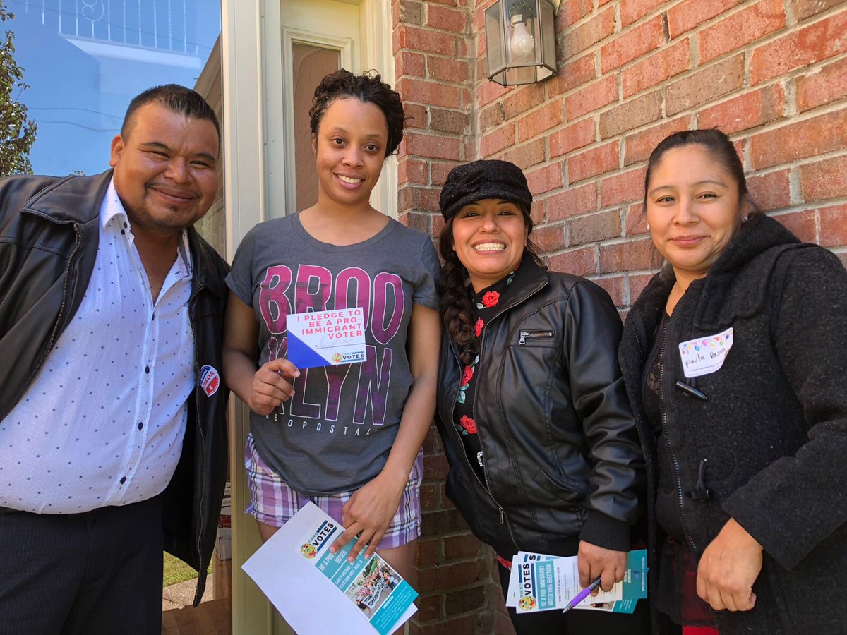 tnimmigrant's tweet photo. Between now and Nov 6th we’re knocking doors and making sure pro-immigrant voters are going to the polls. #WeWillbeCounted #unitethevote https://t.co/v69acz7qMM
