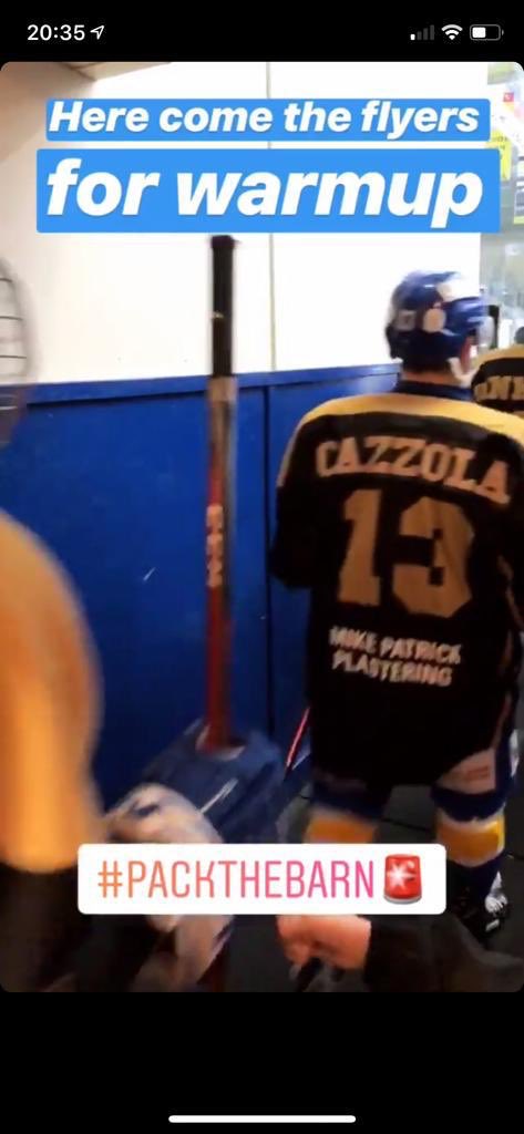 MikePatrickPla's tweet photo. Big win for @FifeFlyers tonight. Great game from @zerbanger13. Pic from Instagram earlier tonight 👌 https://t.co/9fPEu4WoXs