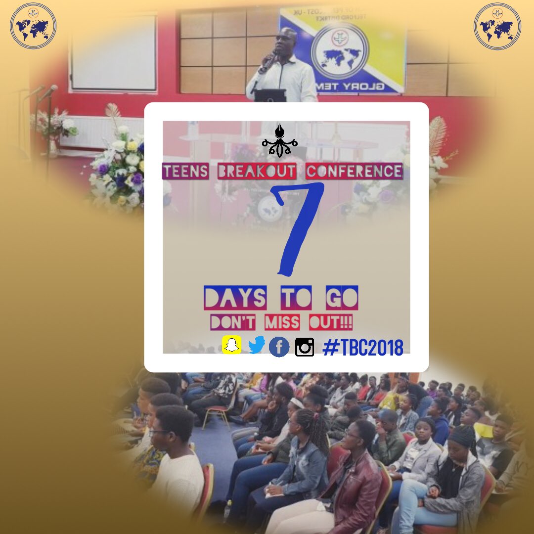 copukyouth's tweet photo. ‼️7 DAYS LEFT‼️
‼️7 DAYS LEFT‼️
‼️7 DAYS LEFT‼️
‼️7 DAYS LEFT‼️
All roads leads to Grange Avenue, Stirchley, Telford, TF3 1ET next week Saturday.
Register via Eventbrite: https://t.co/wM0EFkoi08
#TBC18 #TeensBreakOut18 https://t.co/lHp4twDGmy