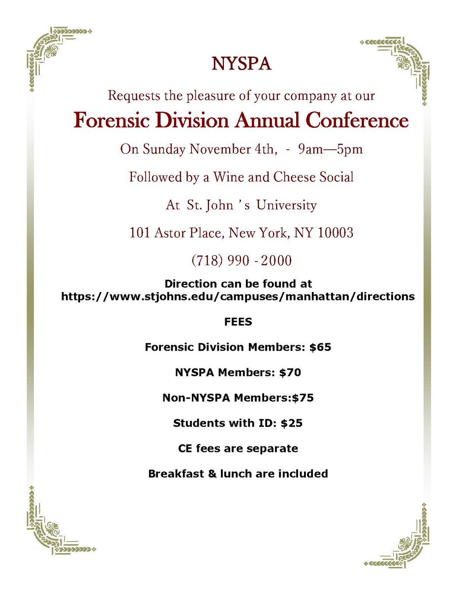 NYSPA Forensic tweet media