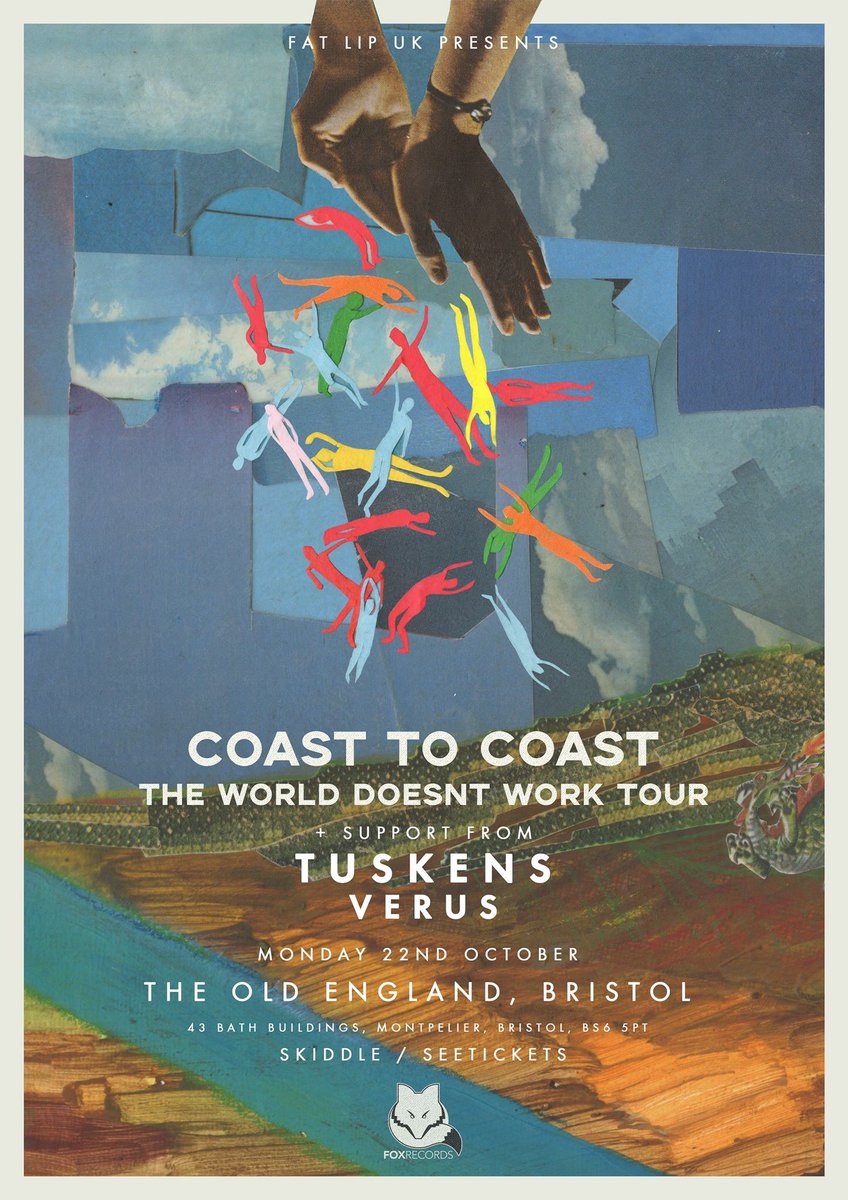 Monday. Bristol. We back. It’s been a while. Only 12 tickets left. Get in quick. @ThisIsC2C