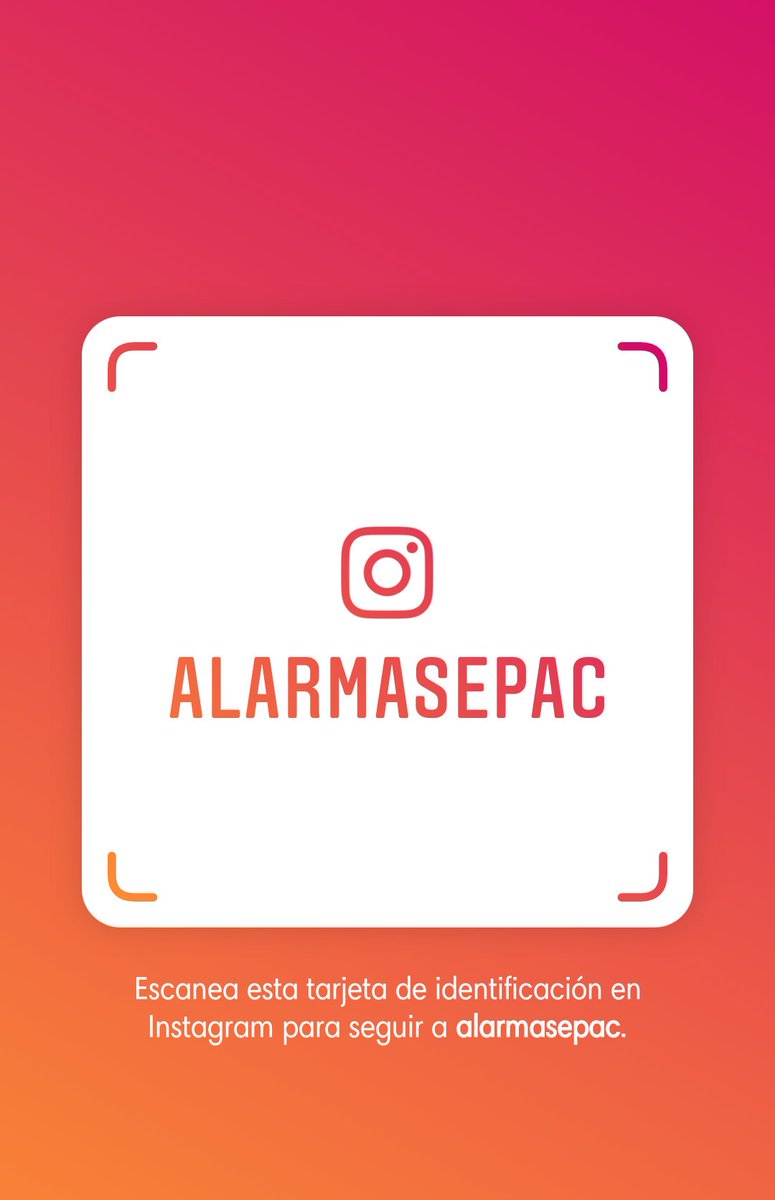 AlarmasSepac's tweet photo. ¡Sígueme en Instagram! Nombre de usuario: alarmasepac
https://t.co/dpj8ODOGCn https://t.co/NRyzcmEXcT