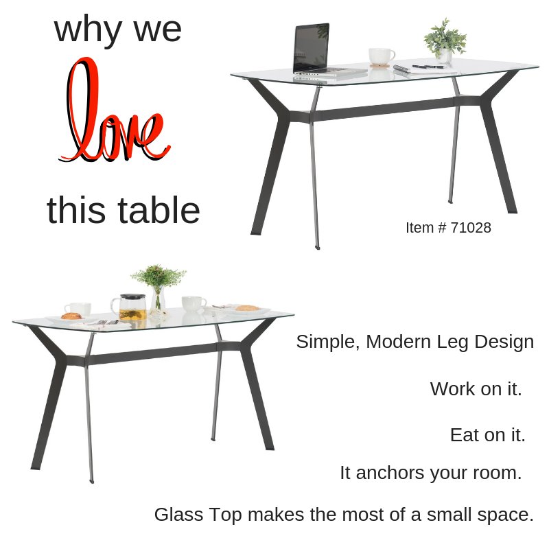 StudioDesignsCA's tweet image. The Archtech 60" Table by Studio Designs Home  is #midcenturyinspired and features a thick glass top over angled legs.  #metalandglasstable #moderntable #moderndesk #metalandglassdesk #greydesk #midcentury #moderndecor #moderninspiration #tabletrends #boomerangtable #metallegs