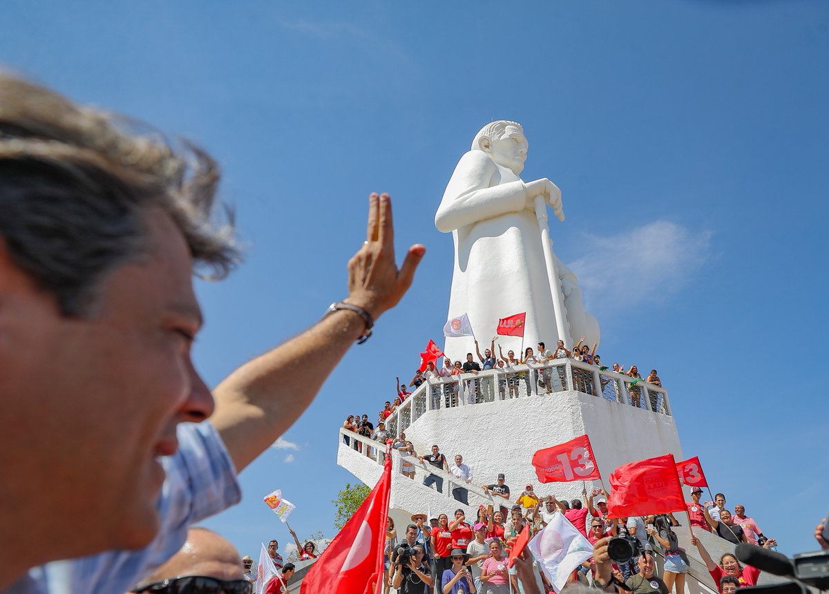 Resultado de imagem para haddad em juazeiro do norte