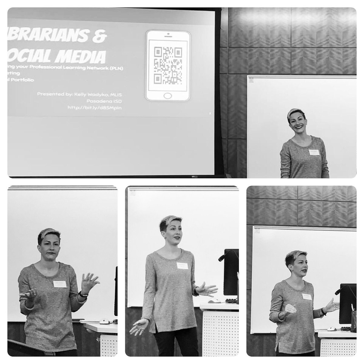 punkrocklib's tweet photo. The many faces of my presentation...😂😂😂 #TxLA #TxLAdistrict8 #txladistrict8presenter #librarianPLN #LibrarianLoop #texaslibrarian #texaslibraryassociation #socialmedia #socialmediaPLN #librariansoftwitter #accurate #punkrocklibrarian https://t.co/9N353khO9N