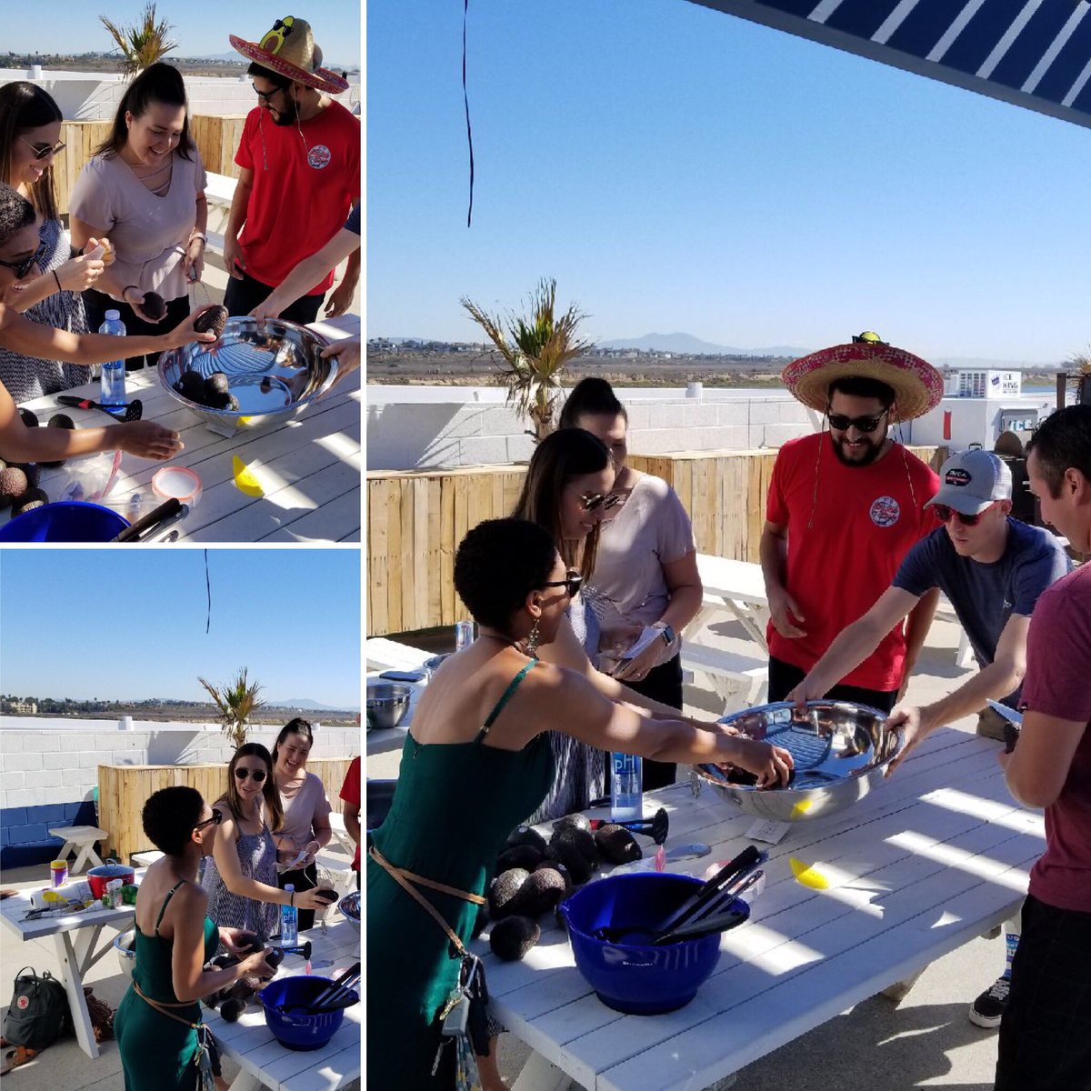 OfficialWCoG's tweet photo. Friends who make Guacamole together, stay together. #WCoG @CarollaDrinks https://t.co/RHxojokvjr