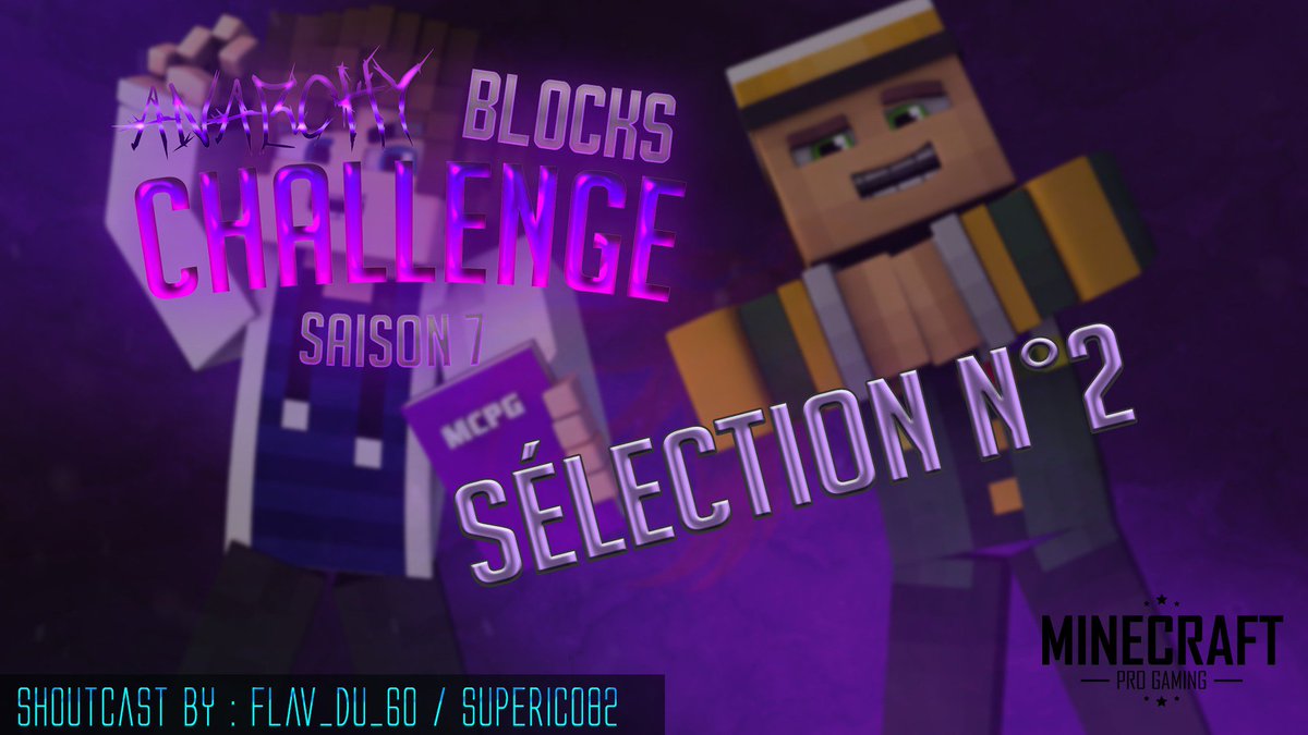MCPGfr's tweet photo. On n'en est qu'aux sélections et pourtant, ça devrait être un des plus "gros" match de l'#ABCs7 d'ici la Finale !
Cette sélection #2 va être énorme !
RDV demain, dimanche, dès 14h45 sur https://t.co/4ZPsPOyUUo
#event #Minecraft #RT https://t.co/Pw5xNJWqKQ