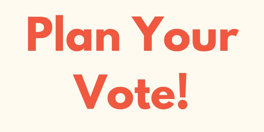 Ballots are out! People who make a plan to vote are far more likely to turn in their ballot. Plan your vote with our helpful checklist. You can find a version you can share with friends or print out for your refrigerator at ow.ly/PyTt30mjfG8.
