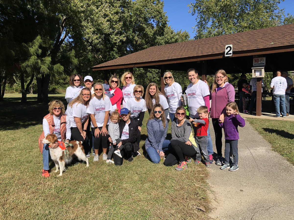 Miss_Heigel's tweet photo. What a beautiful day to celebrate one of my students, Willow! The Ballwin community’s support is amazing! #walkforwillow https://t.co/rZsh1AWwqx
