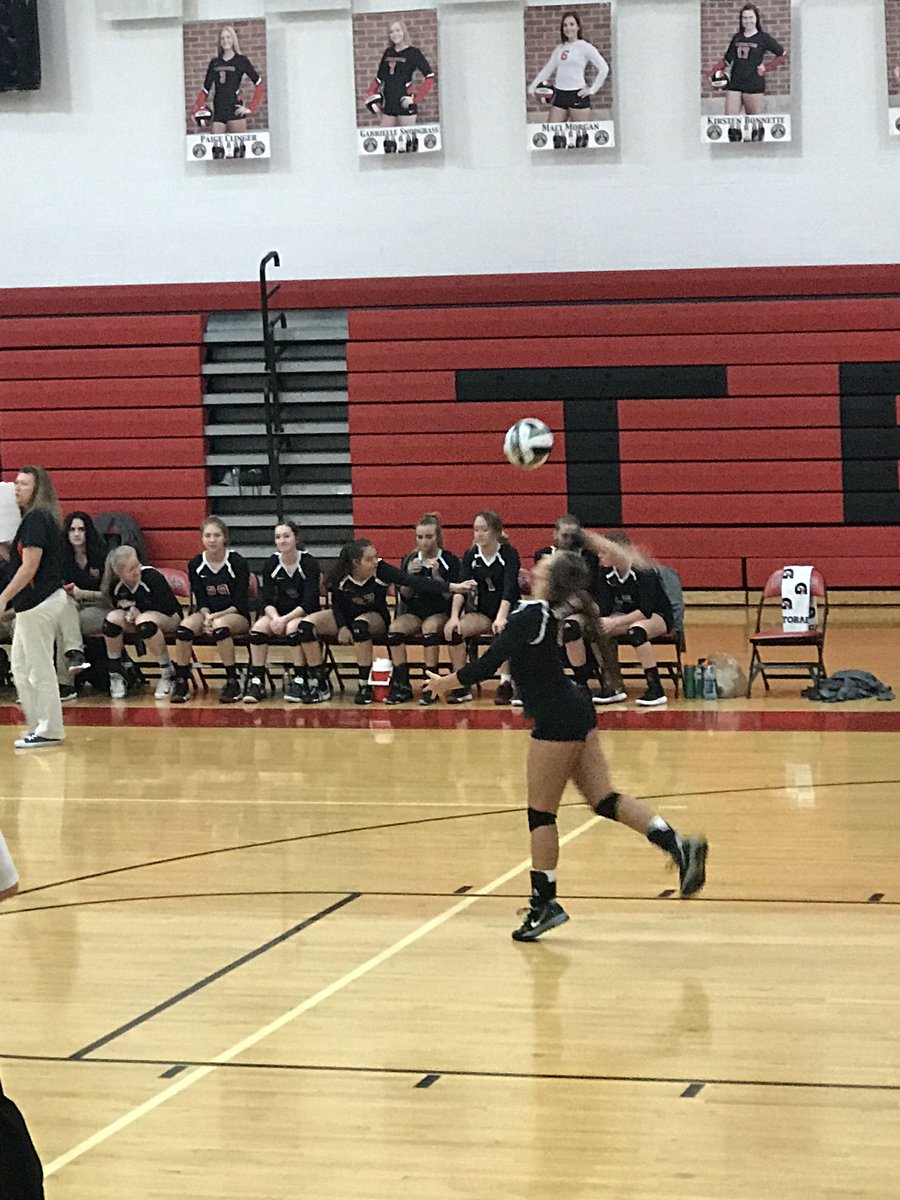 DrMattGallatin's tweet photo. The @LULions Volleyball team is ready to play. 5-5 early in the 1st. LETS. GO. LIONS. #LUHSPride https://t.co/DxrtrsDcVT