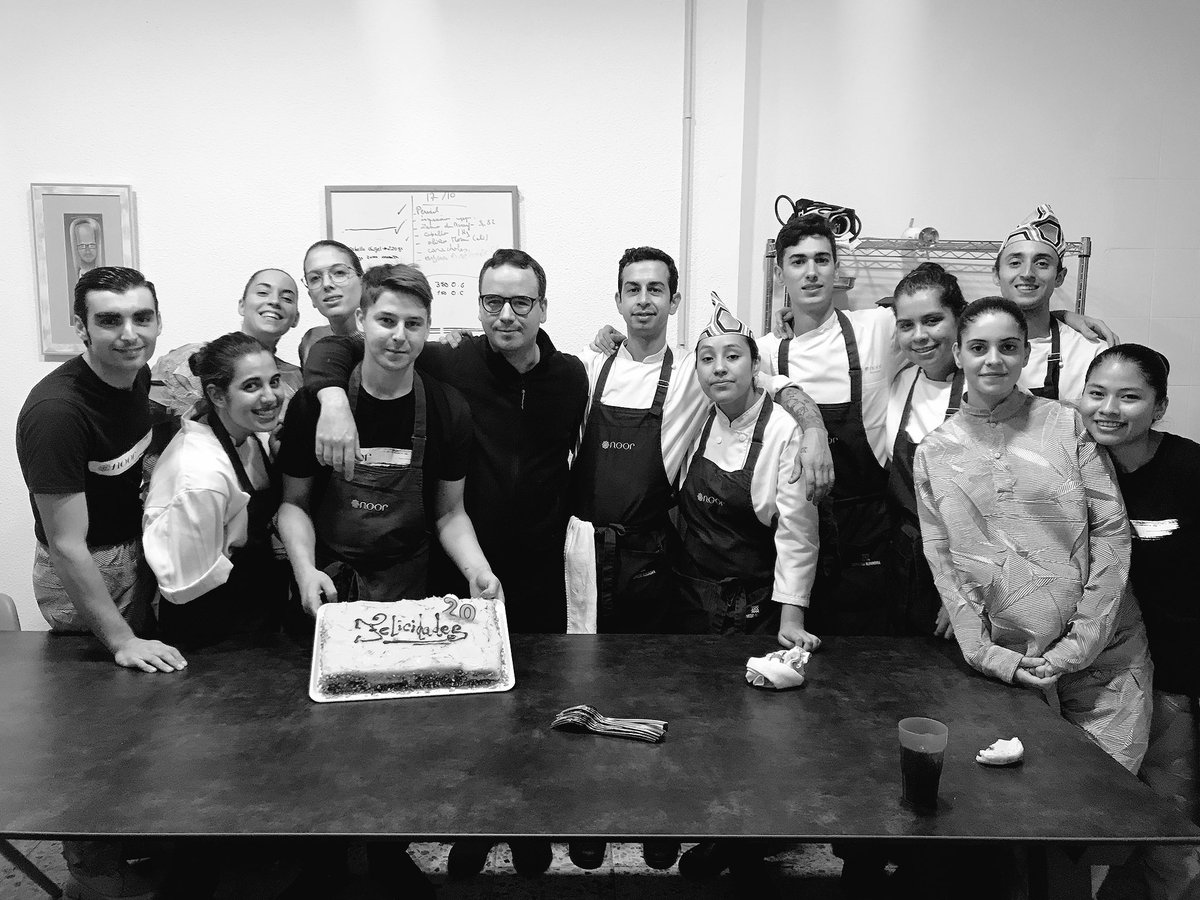 Hoy Fran Espí, nuestro Segundo de cocina cumple 20 años, sí... hay talento y mucho!