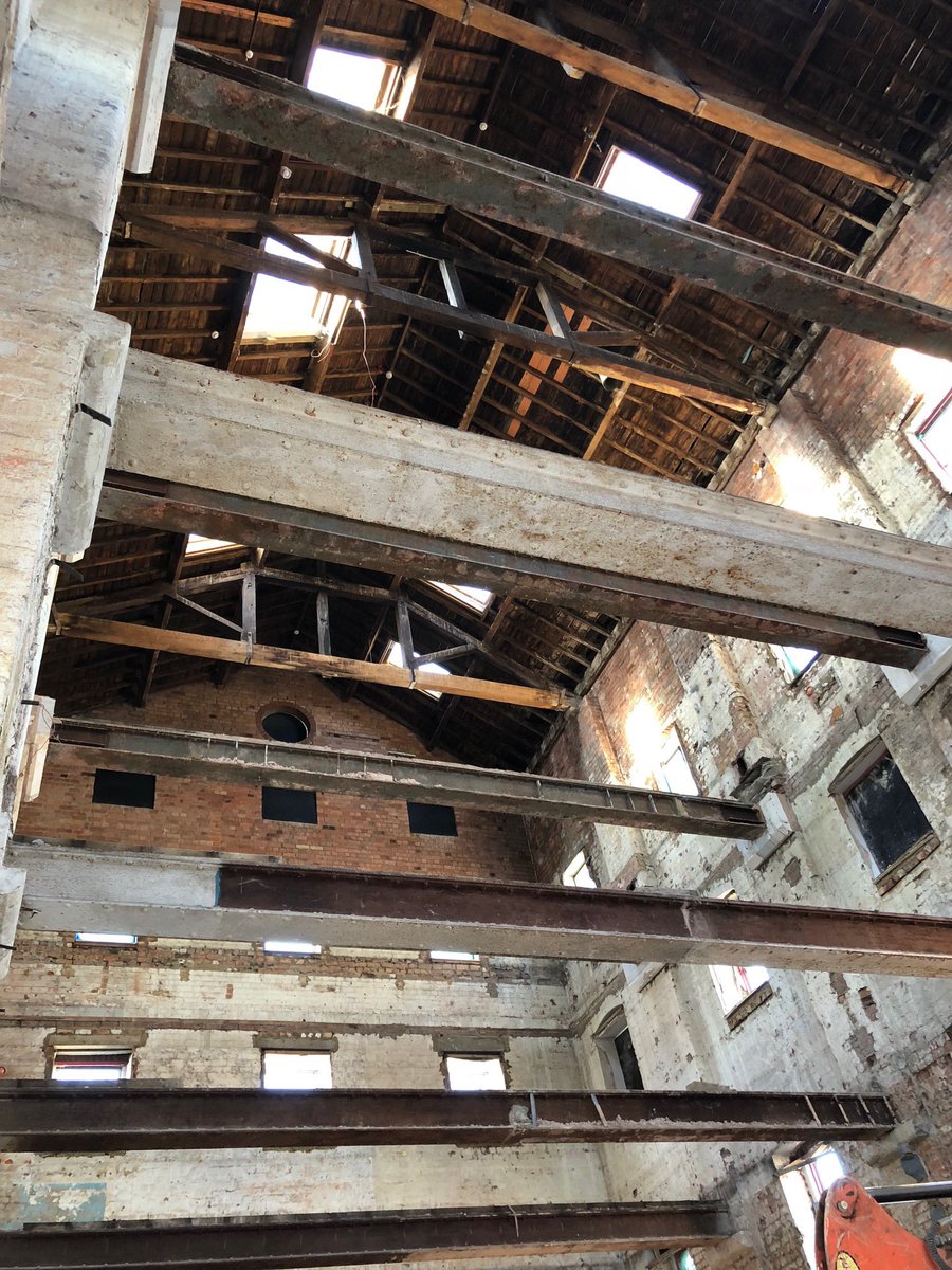 AlexHarvie1's tweet photo. A quick look inside The Sugar House before the next stage of its refurb to make workspaces. #sugarhouseisland #threemills #heritage #officesforcreatives #Stratford https://t.co/ewKoyTI6tk