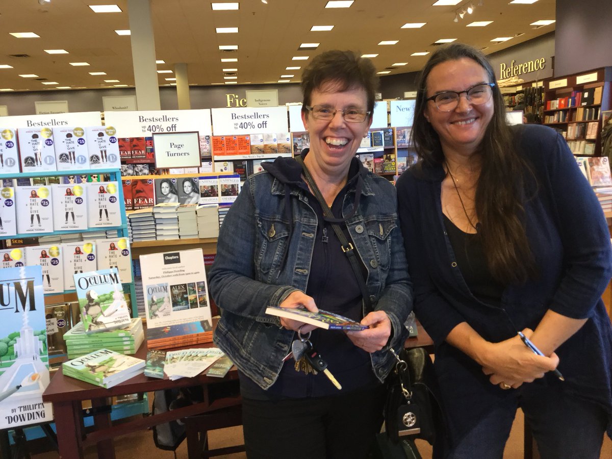 Readergirl4's tweet photo. #checkout @phdowding at #BarrieChapters today! What fun! @LongthorneJess @RebeccaUpjohn @JenniferMaruno @karenbassYA @lostingreatbook https://t.co/adxQdDbSGH