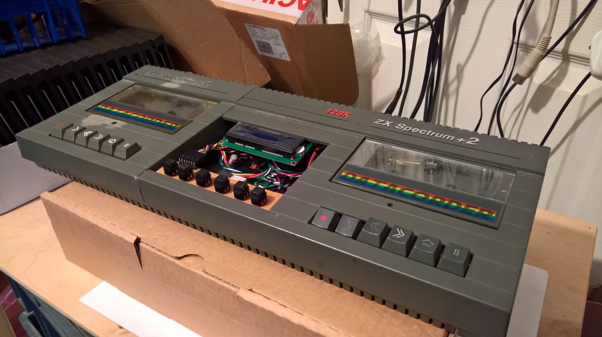 futurewas8bit's tweet photo. Behold the hAmstrad Double Decker Sinclair ZX Spectrum +4

@tynemouthsw @sanxion @chinnyhill10 @PyramidHead76 @duhproject @FozzTexx @hackaday #Speccy @RetroGamingRVG @Indie_RetroNEWS https://t.co/US9Pk1V9GC