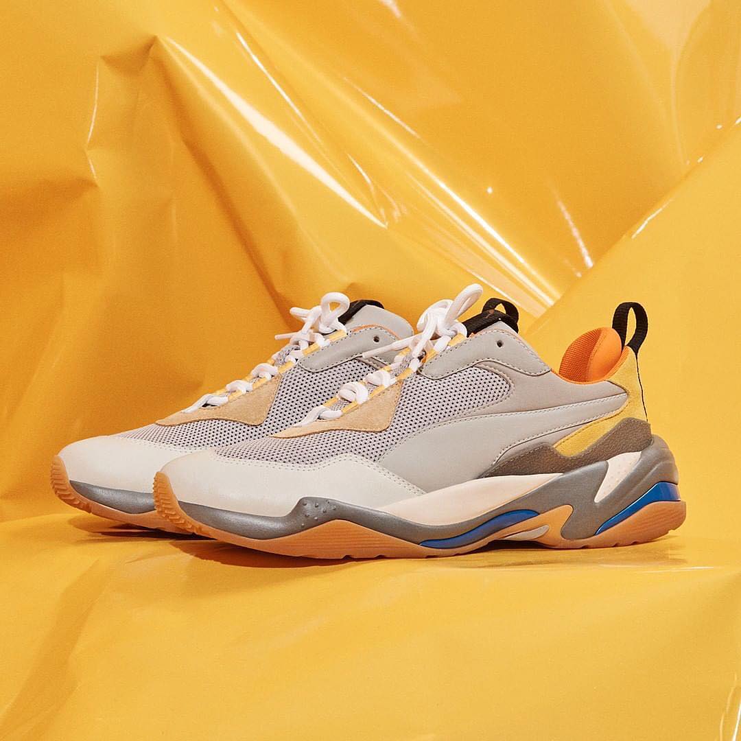 puma thunder grey yellow