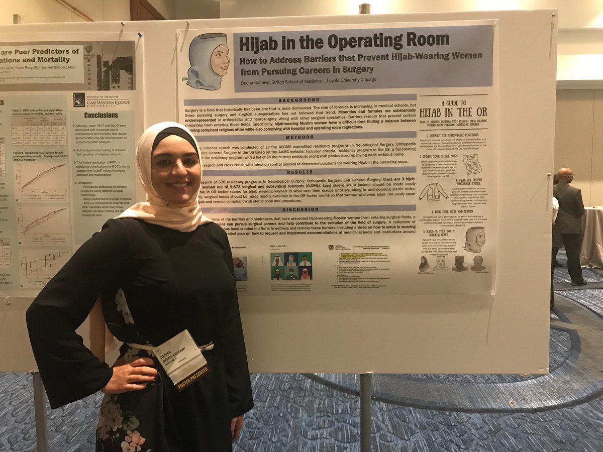 Laurie Schleimer (@lschleim) on Twitter photo Making friends who are breaking barriers at #AWS2018 #shelookslikeasurgeon @HijabInTheOR hijabintheor.com Making friends who are breaking barriers at #AWS2018 #shelookslikeasurgeon @HijabInTheOR hijabintheor.com