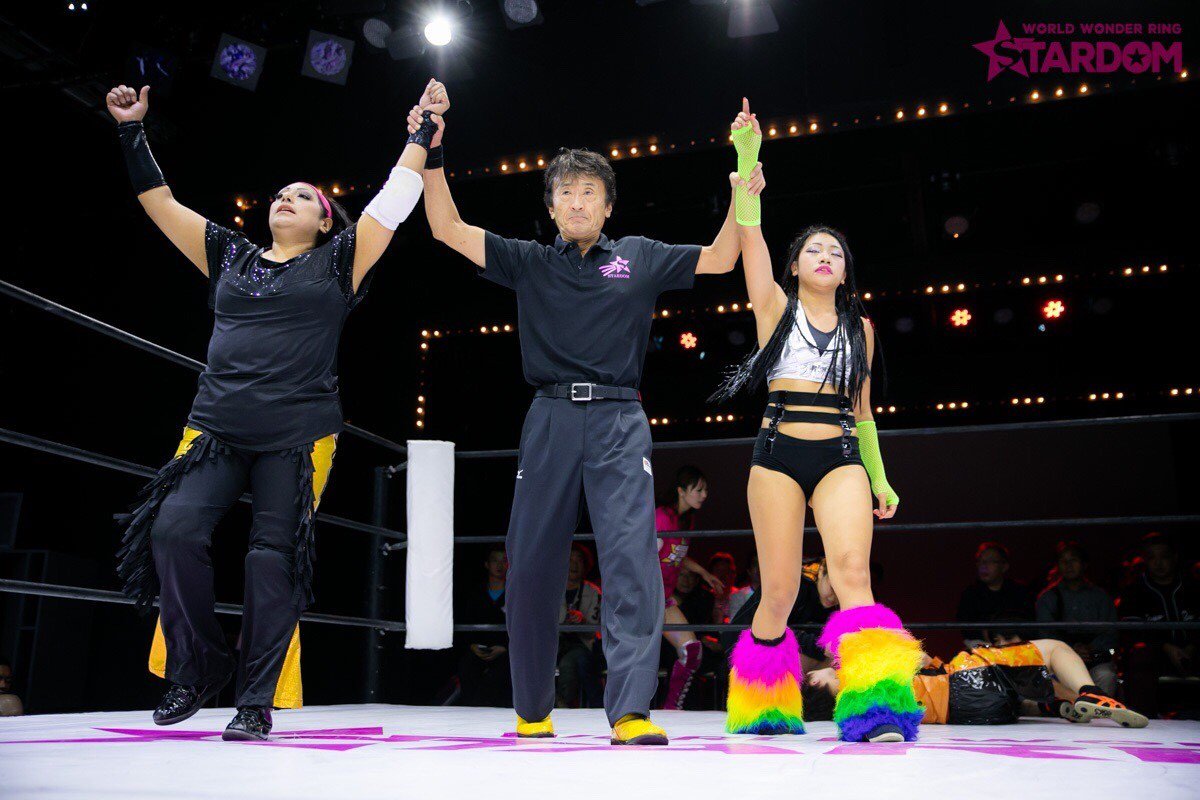 Stardom»Goddesses of Stardom Tag League» Mari Apache y Hana Kimura