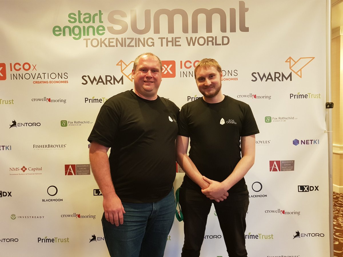 eosoceania's tweet photo. Preaching the benefits of building DAPPS on #eos at the @StartEngineLA summit in LA :) #startengine #startenginesummit #tokenization #tokenizetheworld https://t.co/Xptcdt9ne7