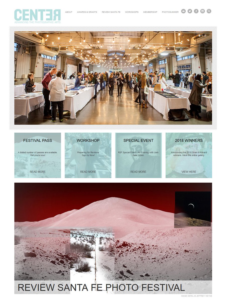 prcboston's tweet photo. .@centernm's 2018 #ReviewSantaFe photographers include many past PRC artists &amp; members: Jess Dugan, Jeffrey Heyne, Laura Beth Reese, Lindsey Beal, #PRCJuriedShow alums Marcus DeSieno, Tom Gearty, Zoe Perry-Wood. CONGRATS &amp; GOOD LUCK! #PRCconnects

EXPLORE: https://t.co/qFZlMDidNB https://t.co/maR82RXVRb