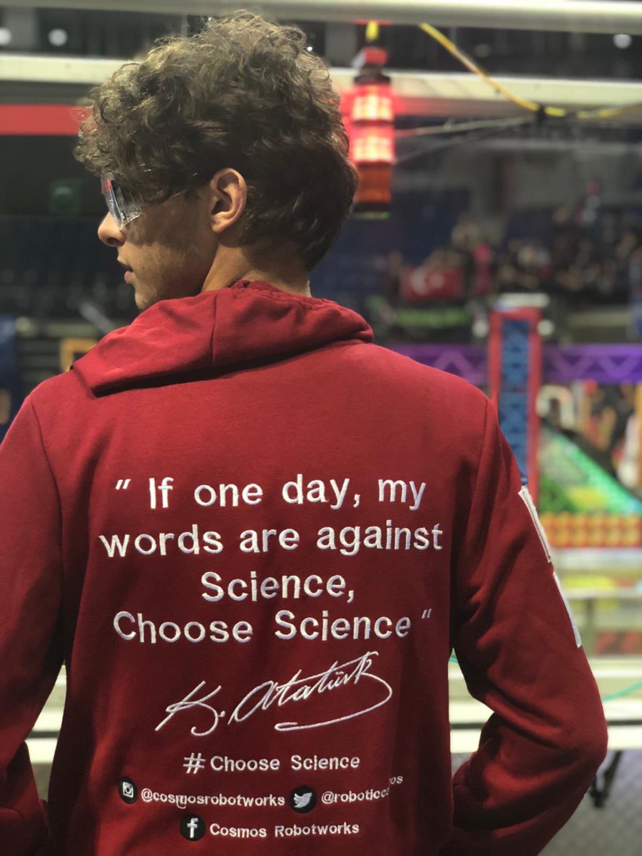 "If one day, my words are against science, choose science."
-Mustafa Kemal Atatürk

"Eğer bir gün benim sözlerim bilimle ters düşerse, bilimi seçin."
-Mustafa Kemal Atatürk 

#turkishoffseason #frcturkey