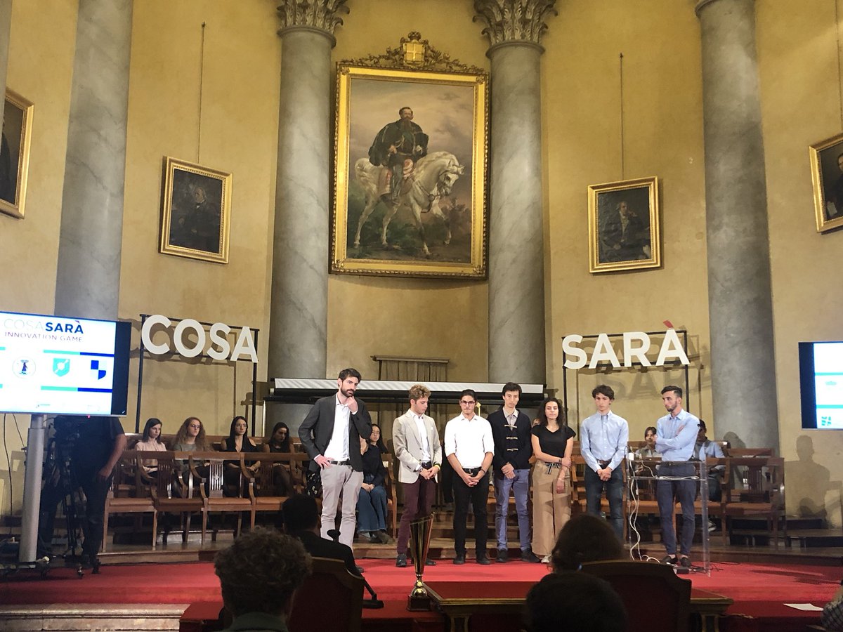 dadelazza's tweet photo. Primo collegio sotto esame alla finale dell’innovation game su  #CosaSarà https://t.co/xAwypIQACi