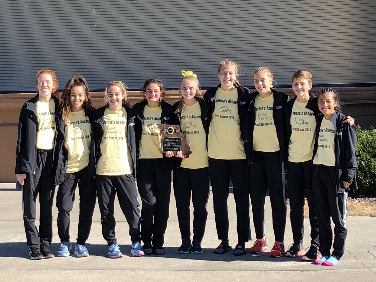 STAsports's tweet photo. Congratulations to Cross Country on a District Championship! https://t.co/IiKPqed89N