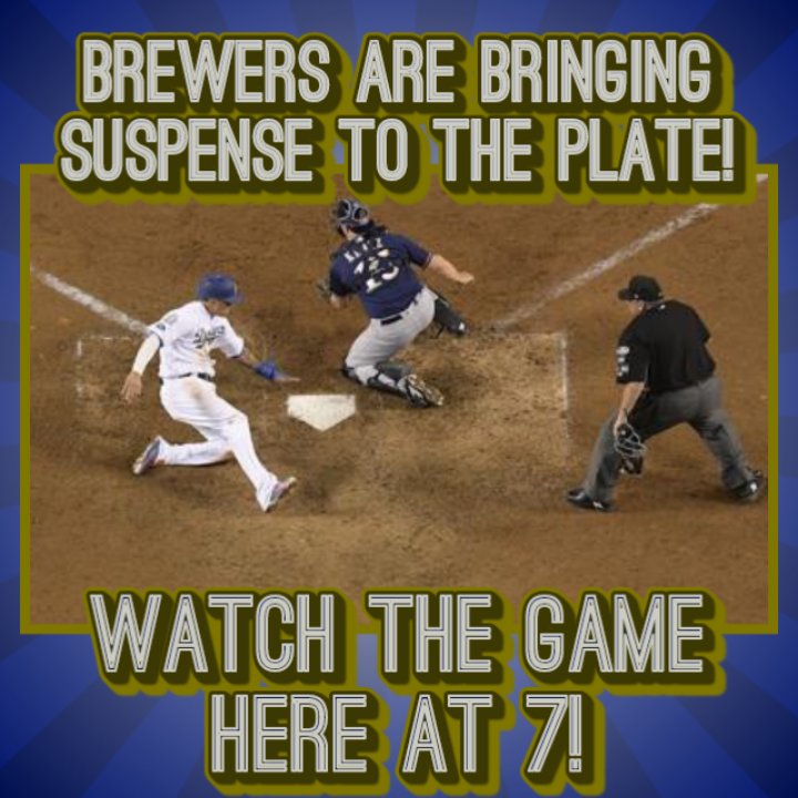 brathousegrill's tweet photo. Brewers could pull this off. See if they make it tonight at Brat House Grill! #baseball #mlb https://t.co/Hgdx7I5Wx0