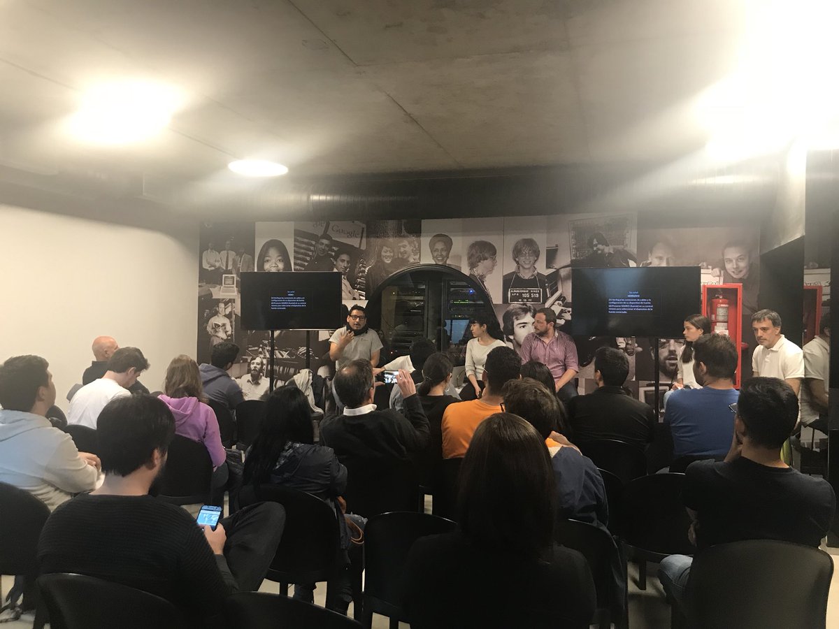 wtmriodelaplata's tweet photo. Social impact #talk ✊🏽 la tecnología como impacto social #DevFest18 #DevFest2018 #DevFestBA @gdgriodelaplata @gdgbsas https://t.co/1zWccEQoj6