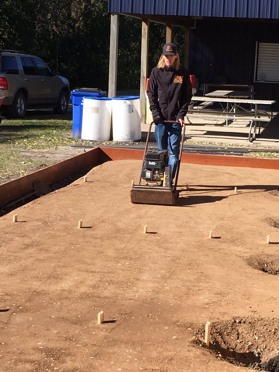 Ready for cement!