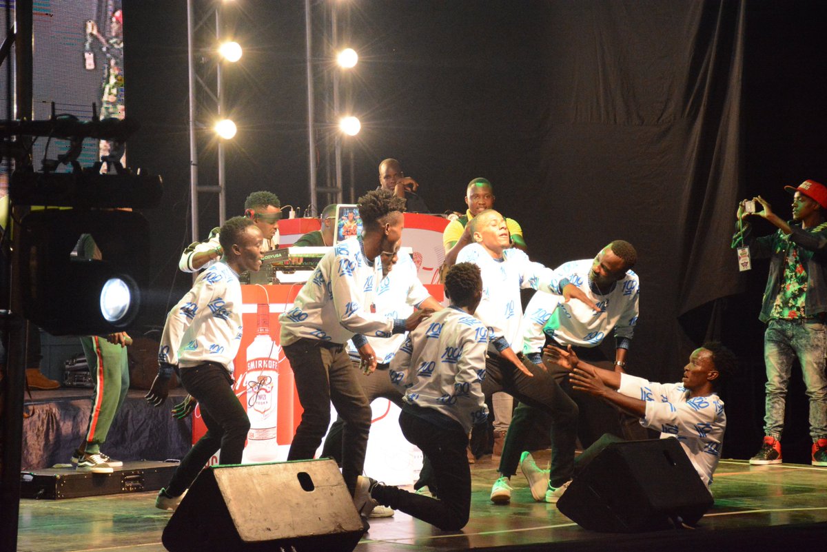 XfmUG's tweet photo. #DanceOFFUG finalists TROJANS DANCE CREW wows the crowds at the #XFMStreetBash https://t.co/j7eXkpoYDe