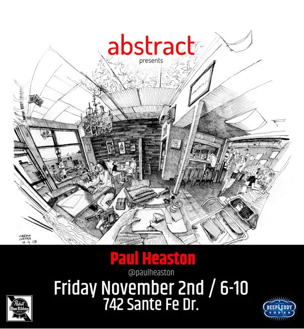 For you Denver folks, I have a show coming up Friday, Nov 2 at #abstractdenver from 6-10pm. Lots of originals, plus prints too! Hope to see you there! 