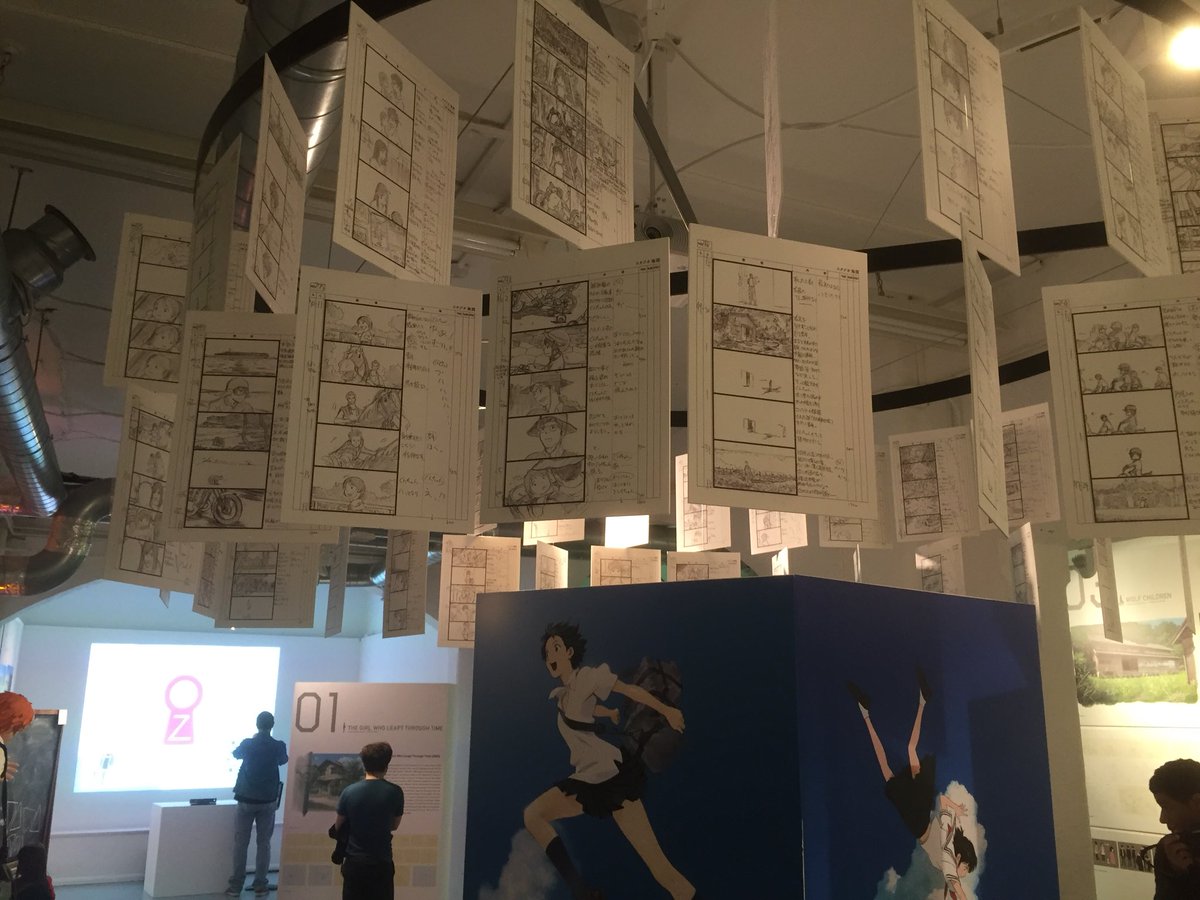 StevenJobes's tweet image. Here some pics from my amazing little adventure at the Mamoru Hosoda exhibition hosted by @AllTheAnime in London. #mamoruhosoda #studiochizu #anime #creative #art #storyboard #girlwholeptthroughtime #summerwars #wolfchildren #theboyandthebeast #AllTheAnime #MiraiMovie