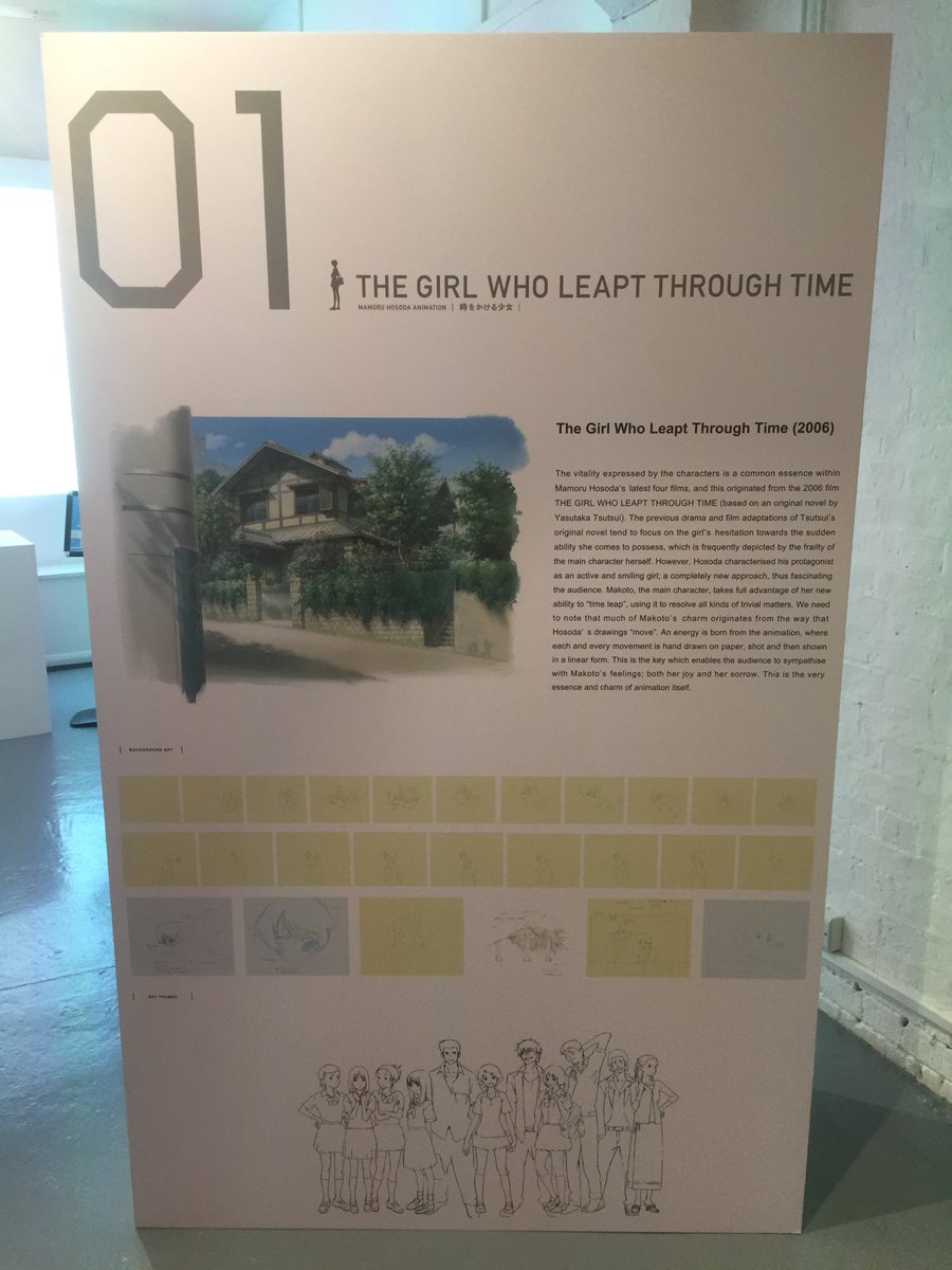 StevenJobes's tweet image. Here some pics from my amazing little adventure at the Mamoru Hosoda exhibition hosted by @AllTheAnime in London. #mamoruhosoda #studiochizu #anime #creative #art #storyboard #girlwholeptthroughtime #summerwars #wolfchildren #theboyandthebeast #AllTheAnime #MiraiMovie