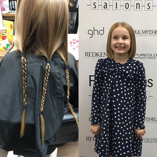 This AMAZING little girl has had her long locks chopped off by Sarah at Hillsborough Barracks for the Little Princess Trust ❤❤ Well Done Lexi from everyone at Funky Divas Salons #chop #hairchop #littleprincesstrust #charity #haircutforcharity #fundra… ift.tt/2AkcaNC