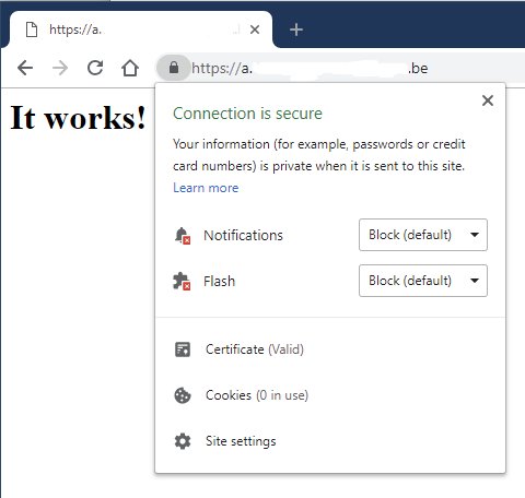 It works! Setting up SSL is easier than I thought..
Thanks to <a href="/letsencrypt/">Let's Encrypt</a> and PKISharp/win-acme to do (most of) the magic for me :)