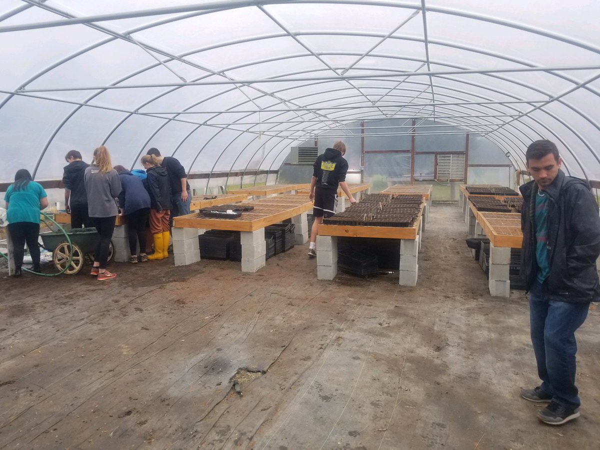 wsfcs's tweet photo. @CCwsfcs is launching its "Story of the Plate" today at Miracle Farm @Crossnore_SCH. Students have started fall planting in a community garden that will provide for the needy over the holidays! #collaboration #wsfcscv https://t.co/KJGLr5H8ix