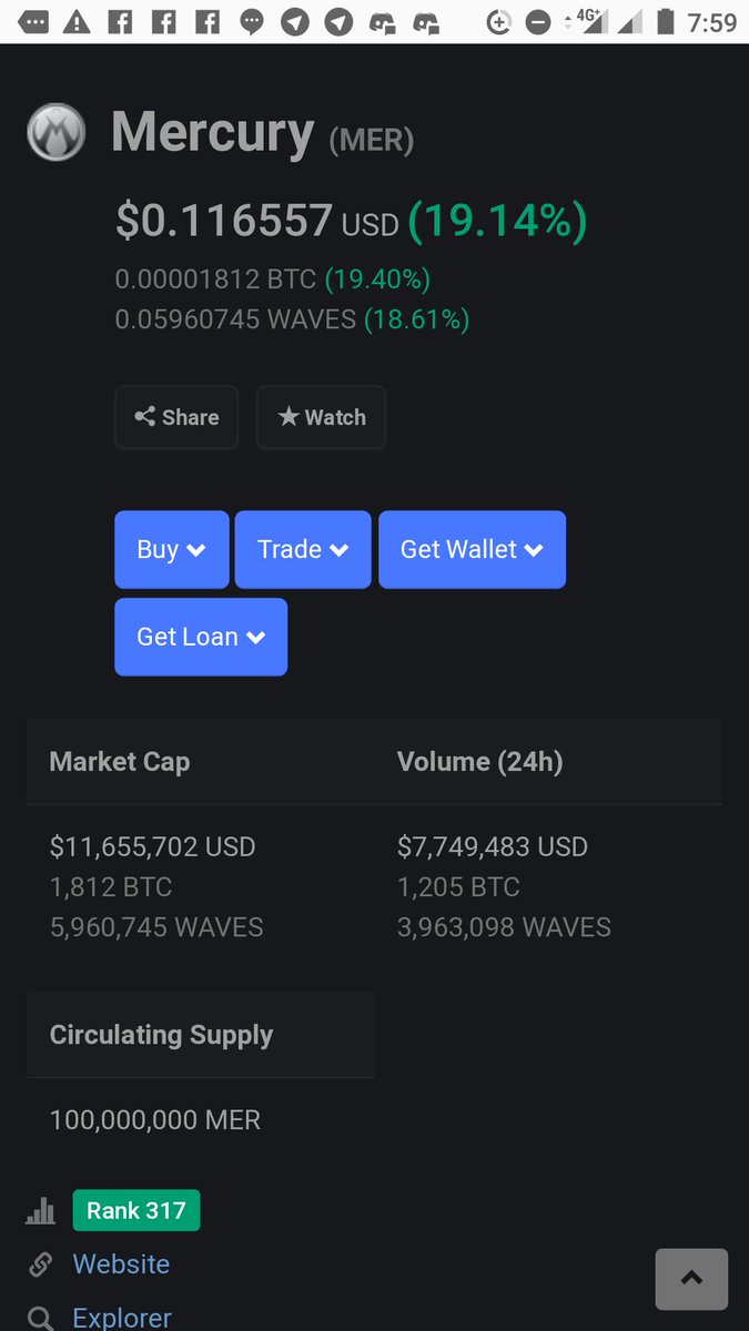 Pumps_Bot's tweet image. #pumpsbot altcoin of the day $MER at bittrex.

Enjoy 🚀