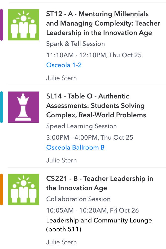 Planning sessions for #AMLE2018 Can’t wait to learn and collaborate with amazing educators in Orlando.