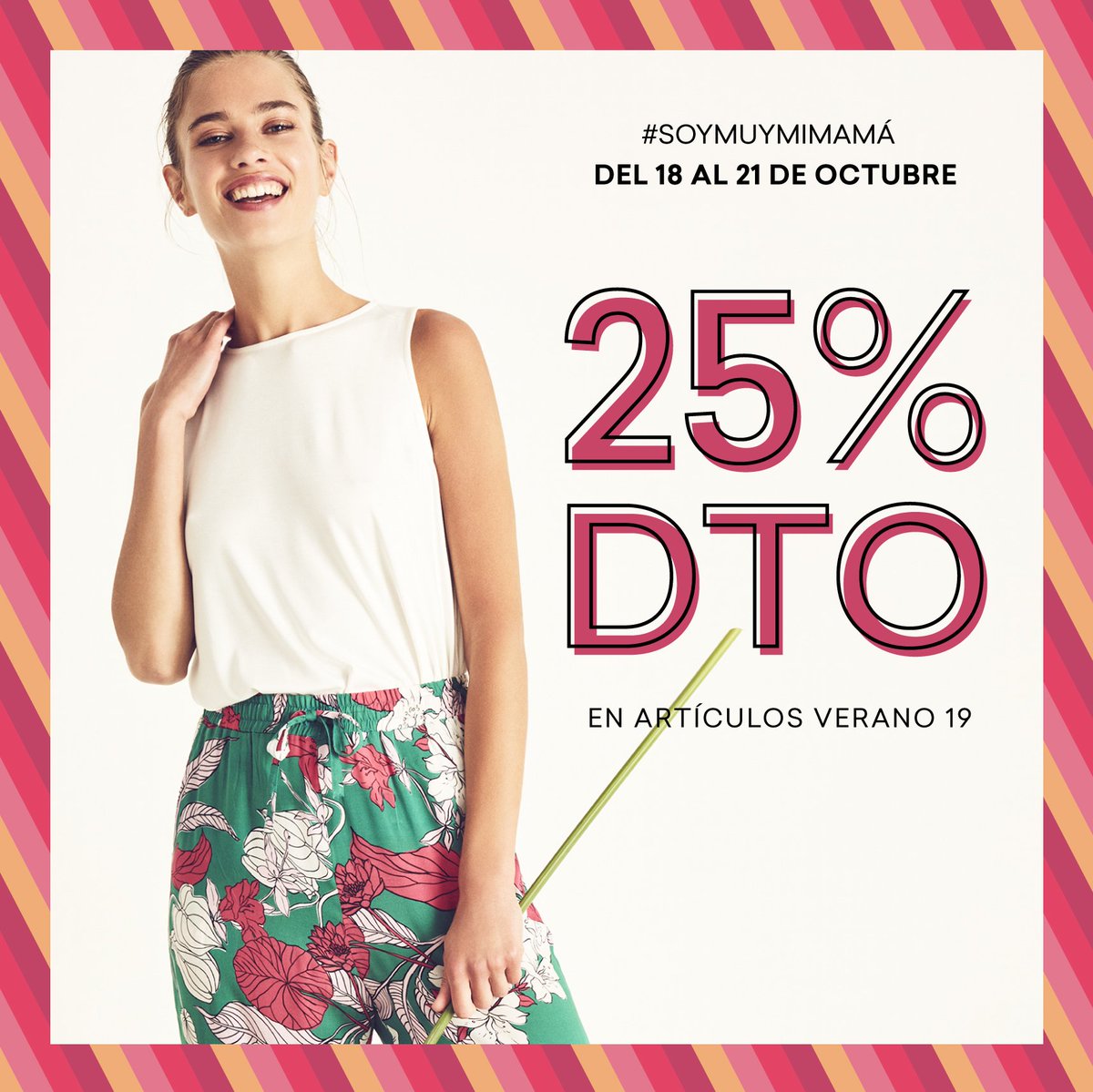 ¡No te pierdas las #YGMoportunidades!
Especial Día de la Madre: 25% de dto. en nueva colección 😍
En locales adheridos &amp; on-line: yagmour.com.ar
> 3 cuotas sin interés con VISA en compras superiores a $1500
#SoyMuyMiMama