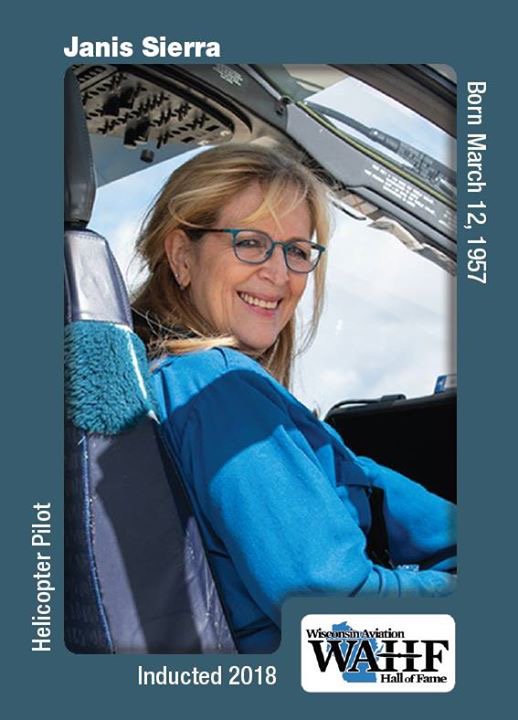 fflfdl's tweet image. WI Aviation Hall of Fame Inductee tonight in Osh Kosh. Congratulations to FFL pilot Janis!!! 1st female civilian EMS helicopter pilot in the U.S. flying 29 years with FFL!