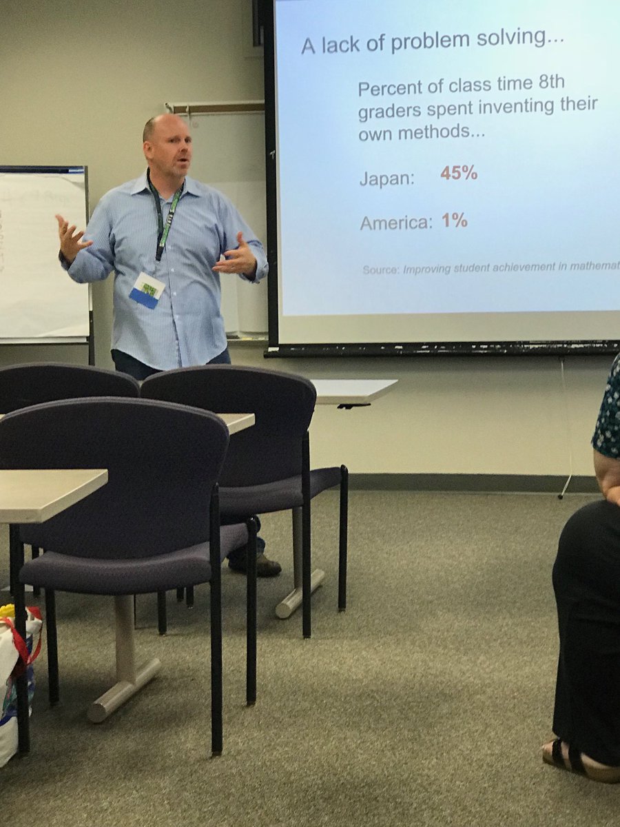 Watching Duane Habecker present a great session at #mathcon ⁦<a href="/mavenofmath/">Jamie Garner</a>⁩ ⁦<a href="/MrsNewell22/">Chrissy Newell</a>⁩ ⁦<a href="/erin_cross_/">Erin Cross</a>⁩ ⁦@dhabecker⁩